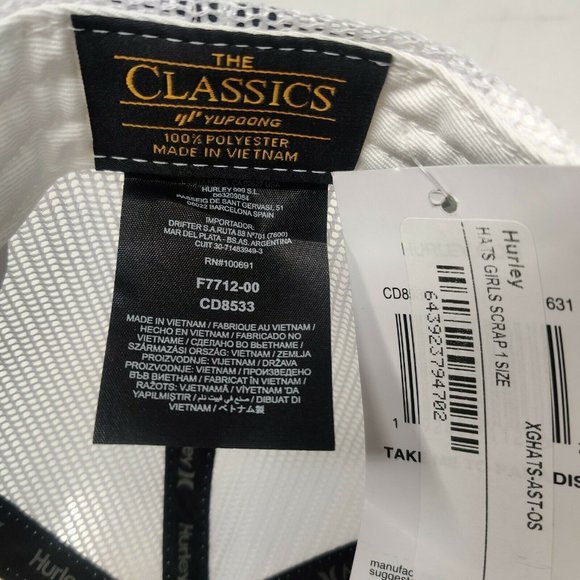 Hurley Women's Take Me To Paradise Trucker Hat Cap -Pink - Picture 9 of 9